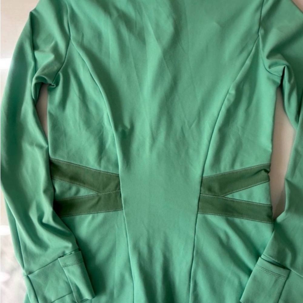 QUEENIEKE Women's Mint Green Zip-Front Active Jacket - Picture 2 of 9